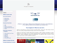 Tablet Screenshot of minervaav.com